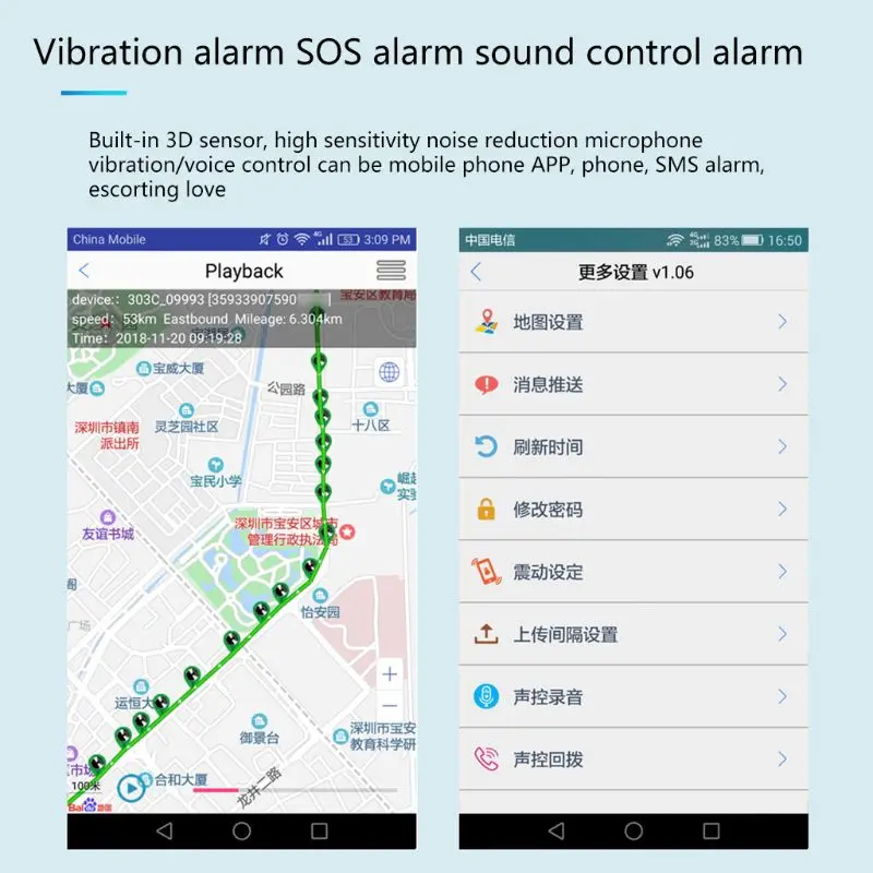 

GPS Tracker GSM AGPS Wifi LBS Locator Free Web APP Tracking Voice Recorder ZX620 H4GC