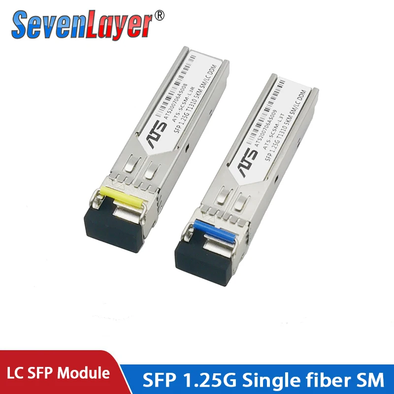 SFP модуль 1 25G LC BiDi 1310nm/1550nm WDM переключатель приемопередатчика с переключателем