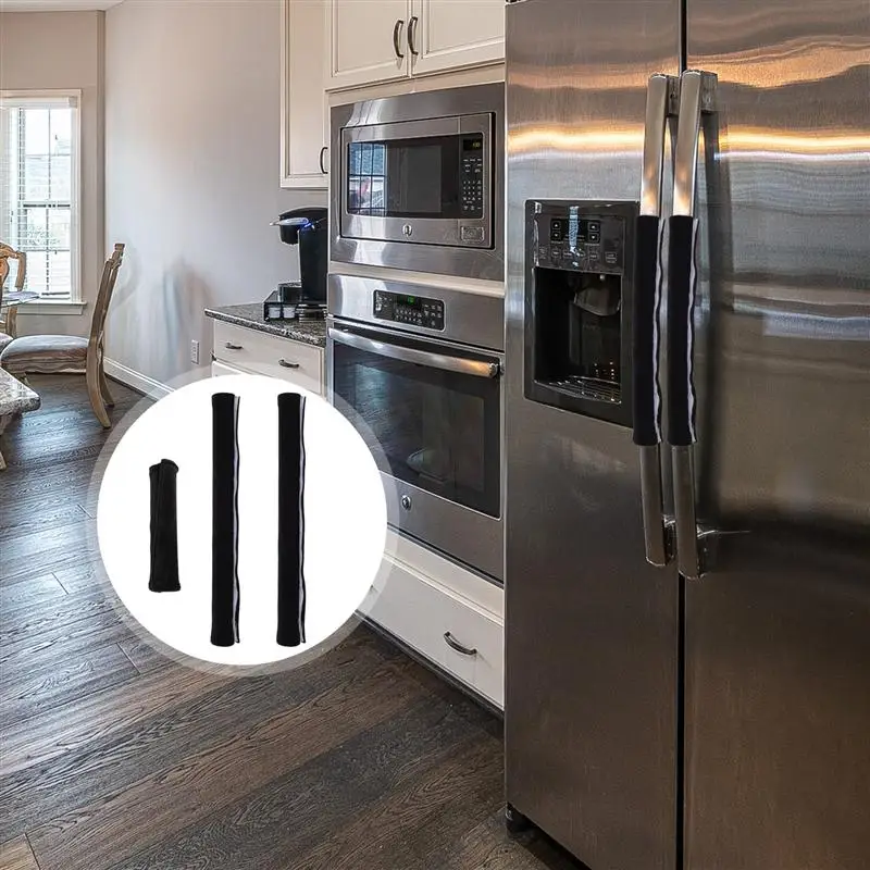 

3Pcs Cover Decorative Washable Durable Freezer Protector Refrigerator Handle Cover