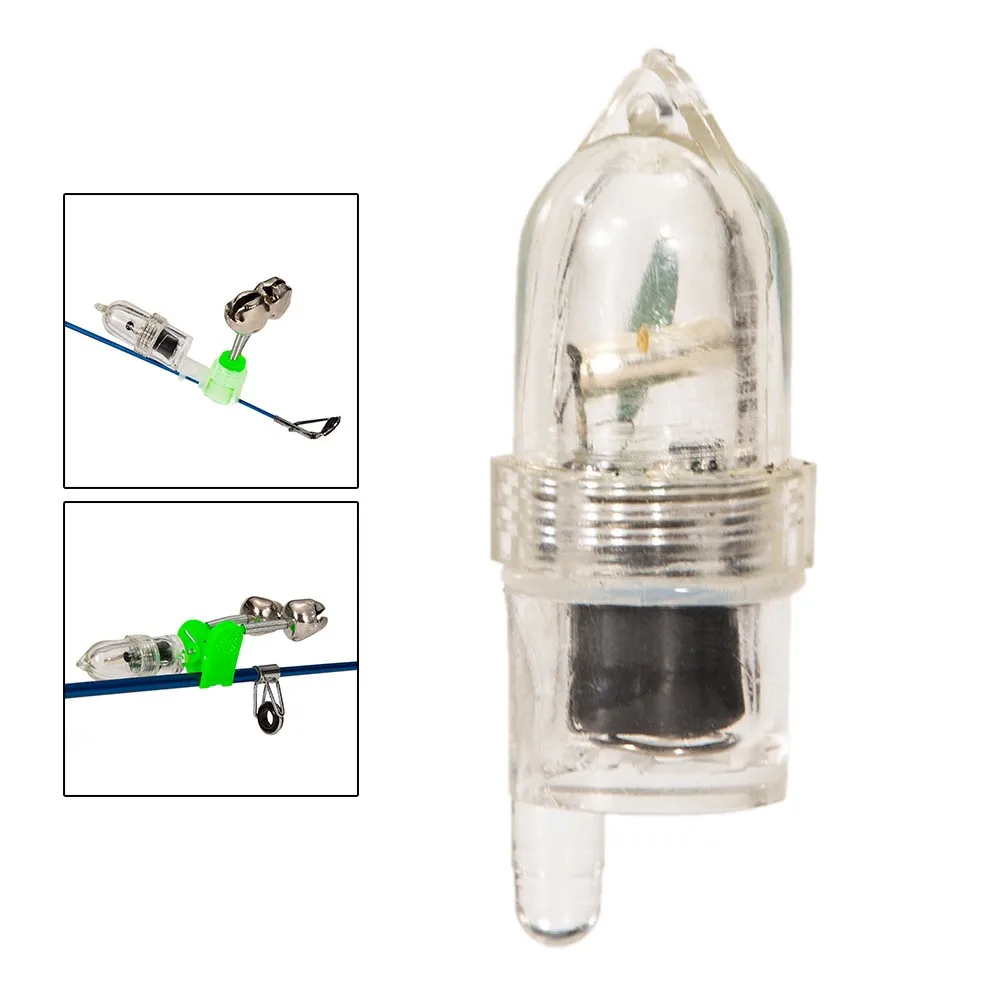 

Fishing Tackle LED Night Fish Rod Tip Light Sensor Bite Alarm Lamps With Battery Iscas Pesca Outdoor Night Fishing Accessories