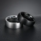 YWSHK США Размер 8 мм горячая Распродажа кольцо из карбида вольфрама ювелирные изделия, обручальное кольцо Homme классическая черная матовая поверхность Вольфрамовая сталь