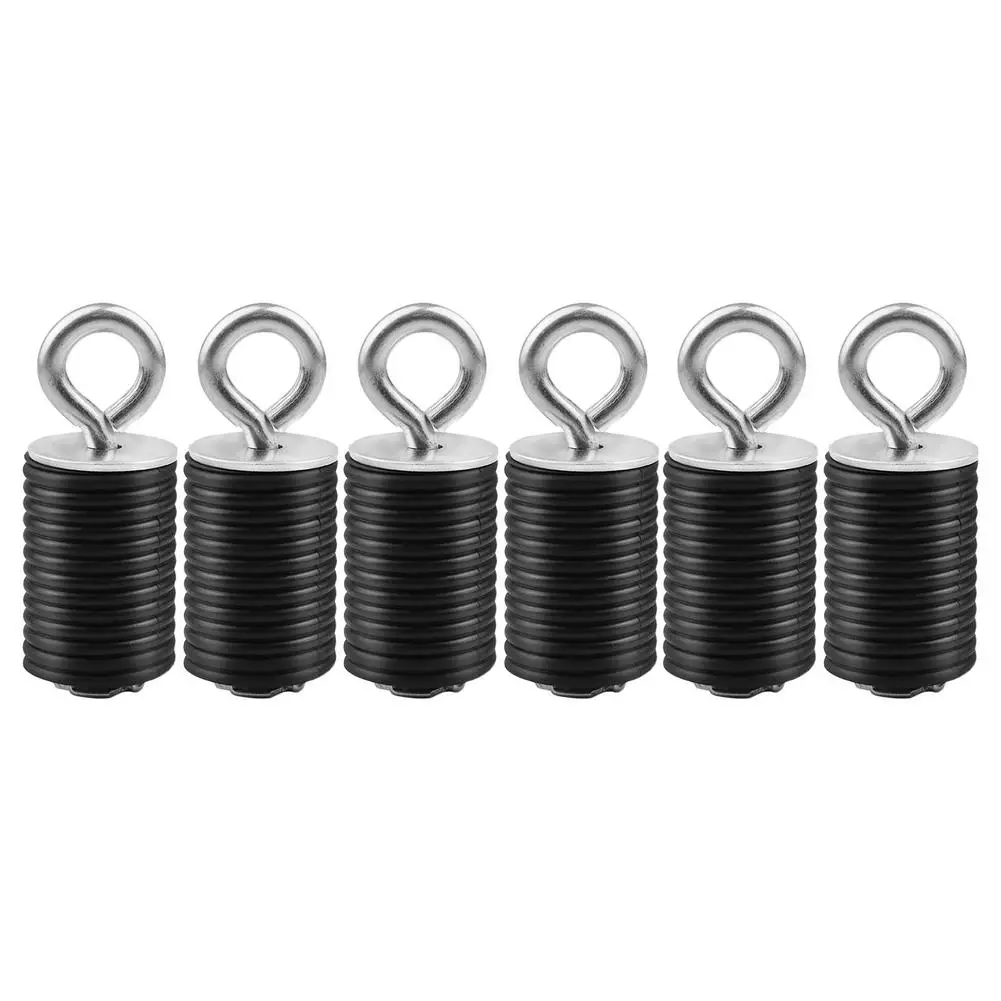 

4PCS Tie Down Anchors Rubber Anchor Lock And Ride Tie Down Anchors Type Cargo Racks Eye Bolt Fasteners For UTV For ATV