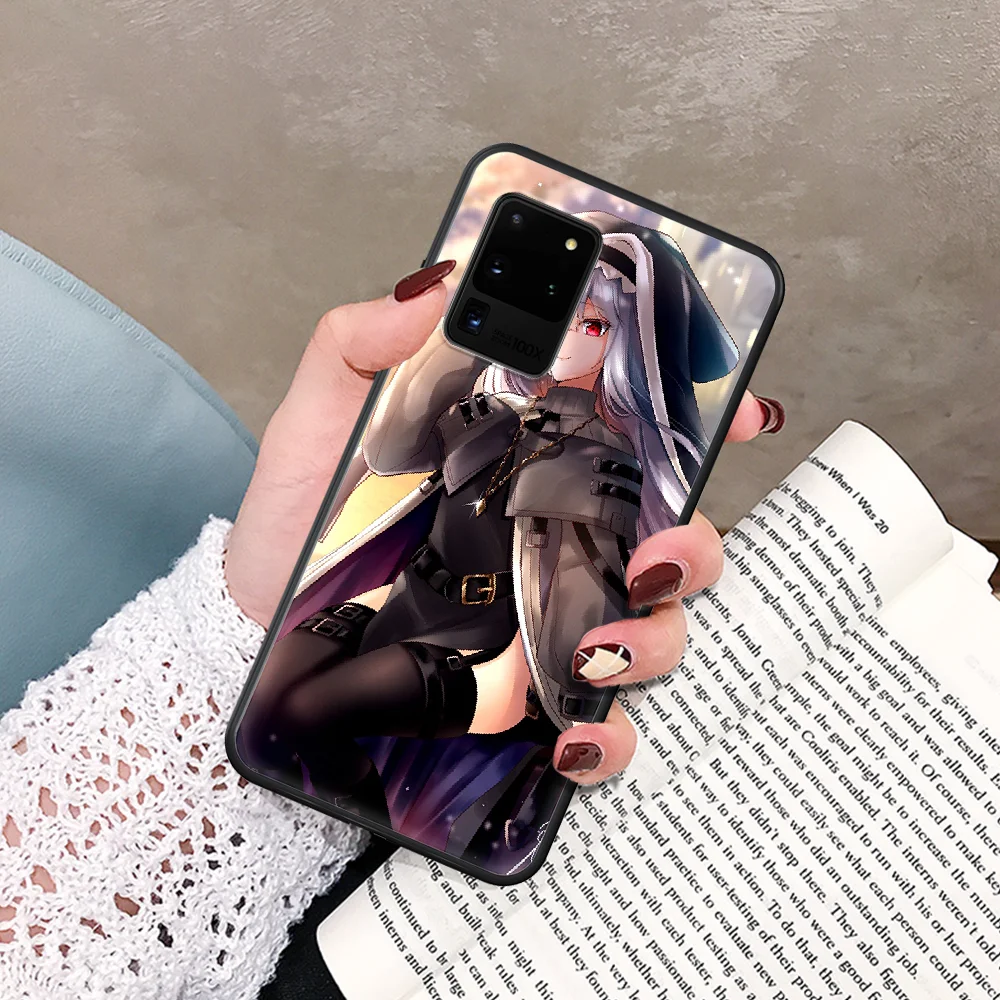 

Amiya Arknights Phone Case For Samsung Galaxy Note S 8 9 10 20 Plus E Lite Uitra black Shell Fashion Waterproof Pretty Hoesjes