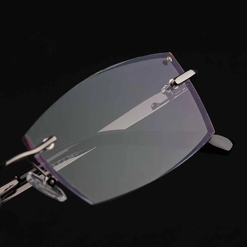 Брендовые прозрачные очки для чтения Стразы мужские бриллиантовые режущие с