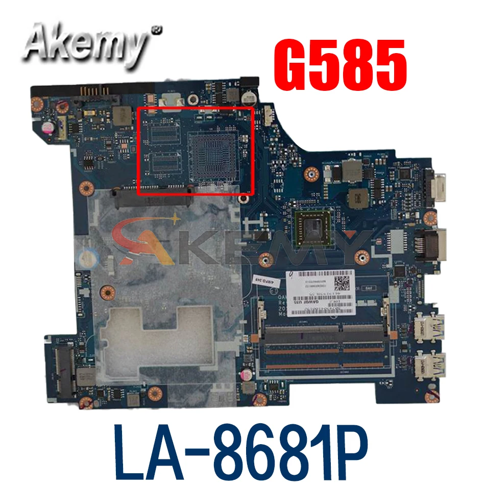 

Laptop motherboard For LENOVO Ideapad G585 Mainboard 90001084 QAWGE LA-8681P AMD