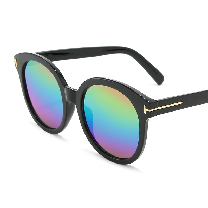 

New Vintage Cats Eye Sunglasses Women Mens Mirror Sun Glasses Female Fashion Famous Brand Rivet Black Eyewear de sol