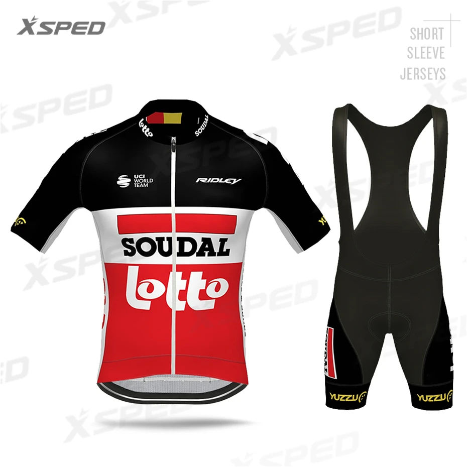 2020 комплект велосипедных футболок Мужская одежда для команды LOTTO Aero с коротким