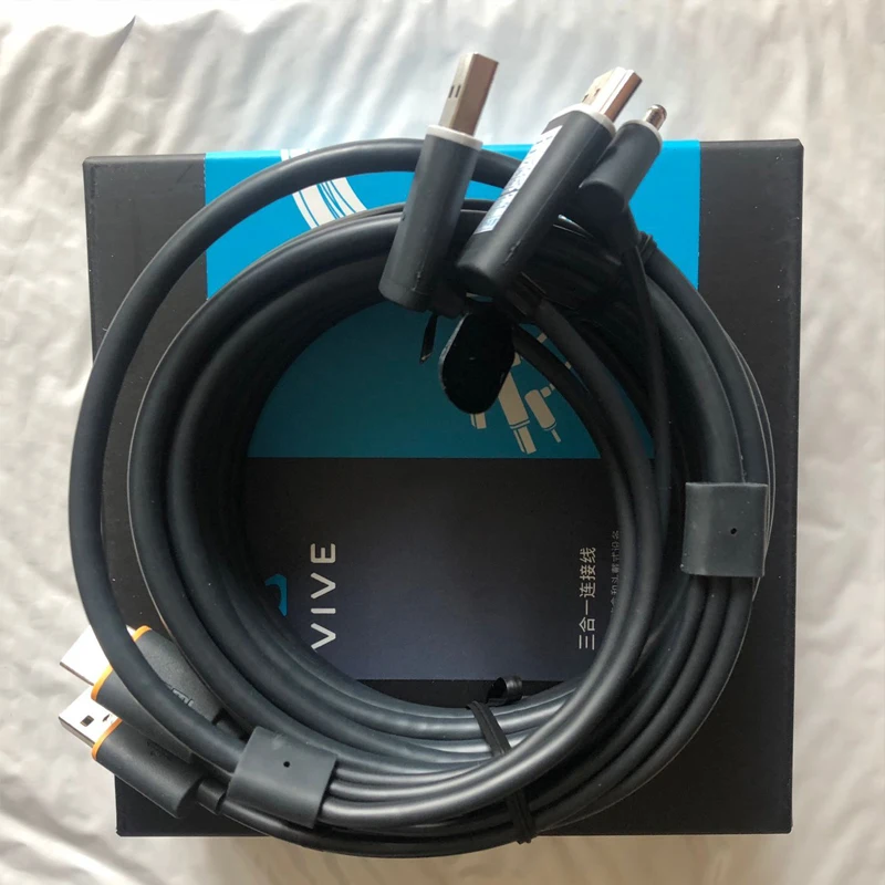 Кабель передачи данных 3-в-1 HDMI USB для гарнитуры HTC Vive VR адаптер виртуальной