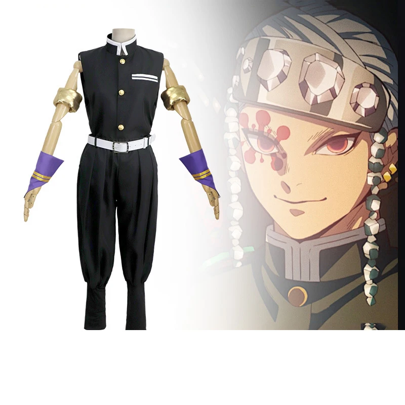 

Anime Demon Slayer Uzui Tengen Cosplay Costume Disfraces Halloween Costumes For Men Carnival Performance Expo Japanese