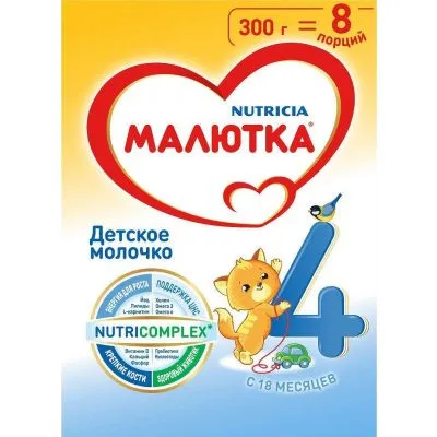 Молочная смесь Малютка 4 с 18 мес 300 гр