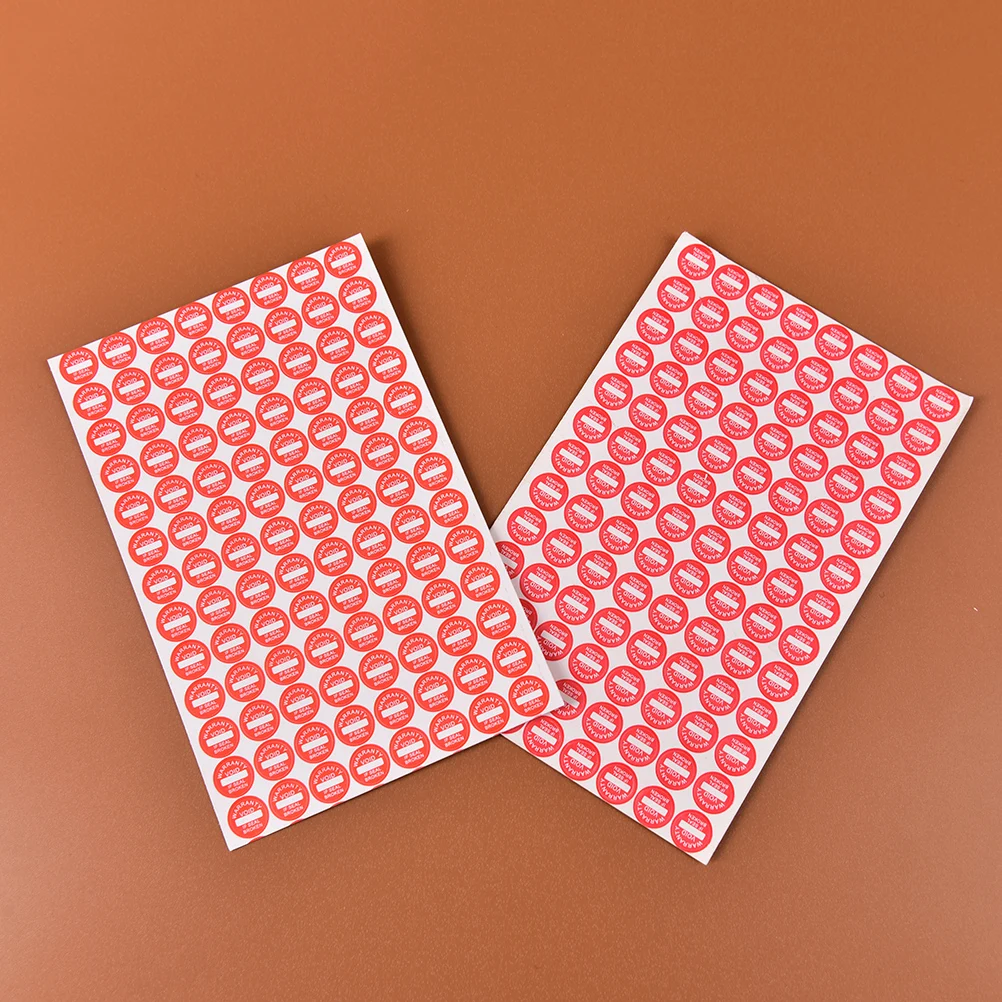 2 Sheets (total 208Pcs) 10x10mm Universal Guaranteed VOID Sticker 10 X 10mm Strong Adhesive Warranty Fragile Seal Label | Канцтовары для