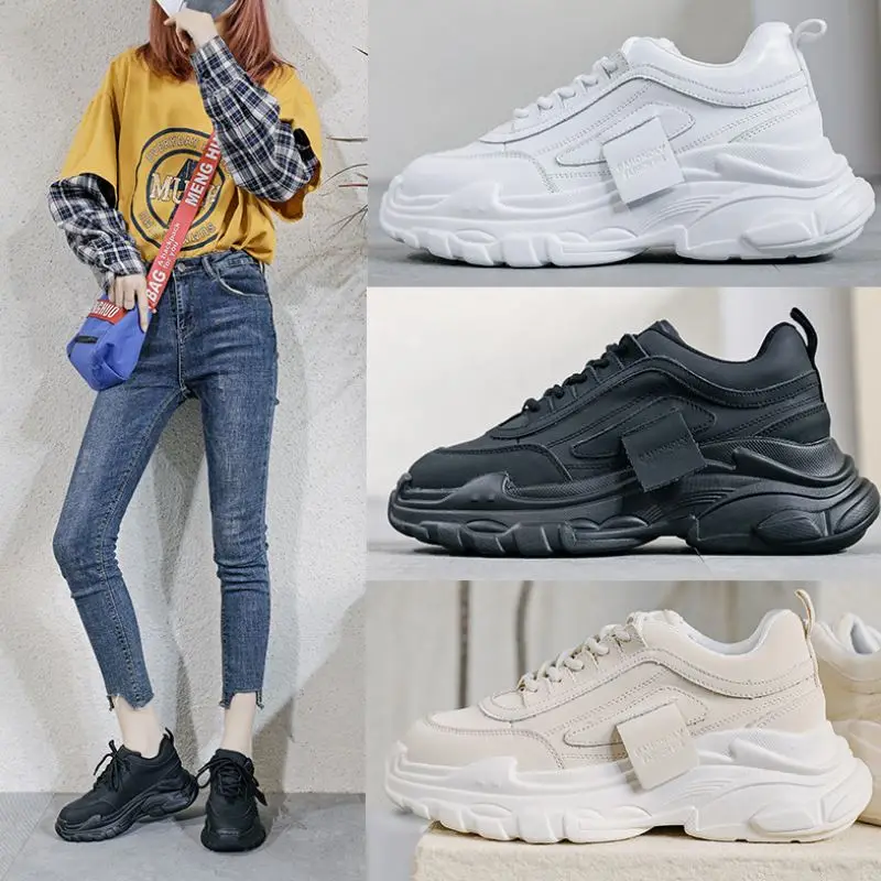 

RIZABINA Real Leather Women Sneakers Cross Strap Fashion Platform Spring Shoes Woman Casual Daily Lady Home Footwear Size 35-40