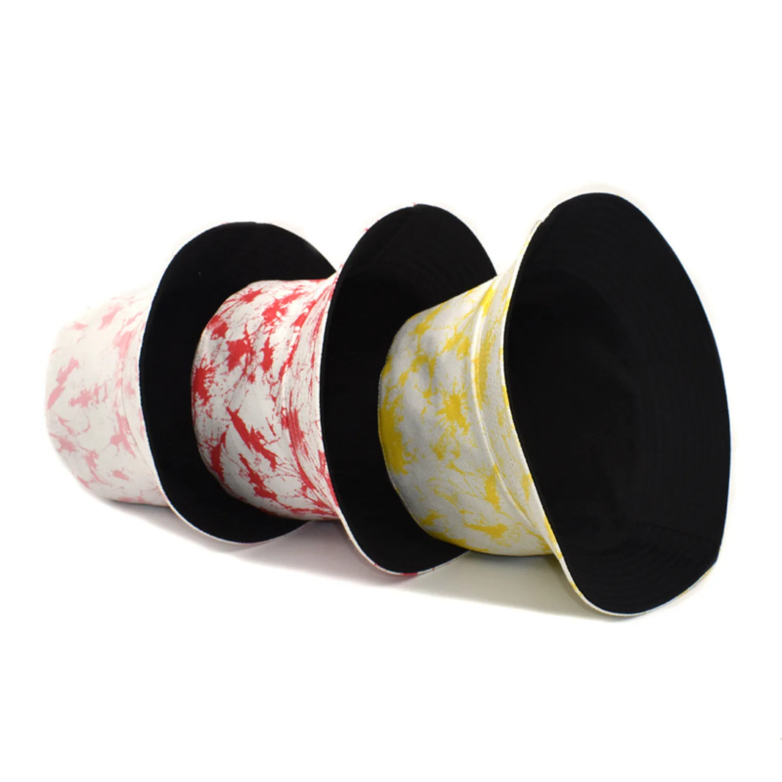

Summer Colorful Bucket Hats Women's Printing Sunshade Fisherman's Hat Basin Hat Outdoor Bucket Hat #35