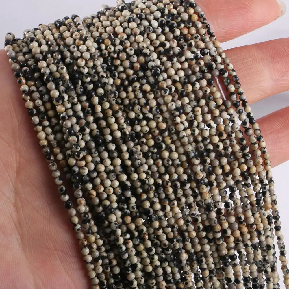 

Wholesale Natural Stone Beads Damation Jaspers Beads for Jewelry Making Beadwork DIY Necklace Bracelet accessories 2mm 3mm