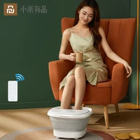 foldable foot bath massager smart adjust temperature roller massage foot base with bubble infrared heating from xiaomi youpin