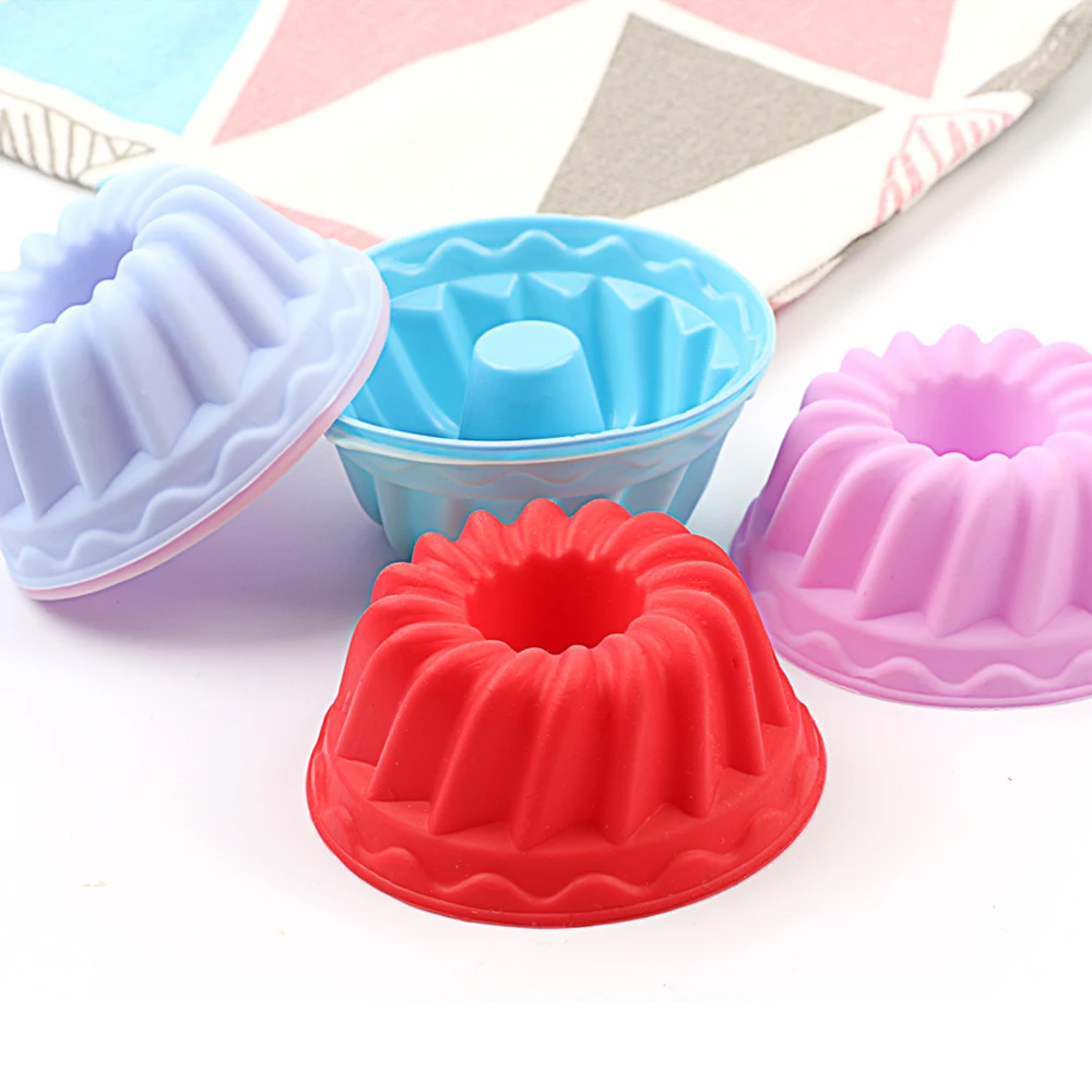 

Cake Silicone Mold Fondant Pan 3D Muffin Cupcake Pumpkin Form Kitchen Baking Pastry Tools Cake Decorating Tools 6/12PCS/Pack