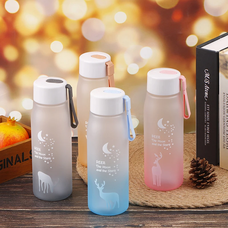 

560 мл бутылка для воды герметичность для девушки Пешие прогулки путешествия портативные бутылки для воды