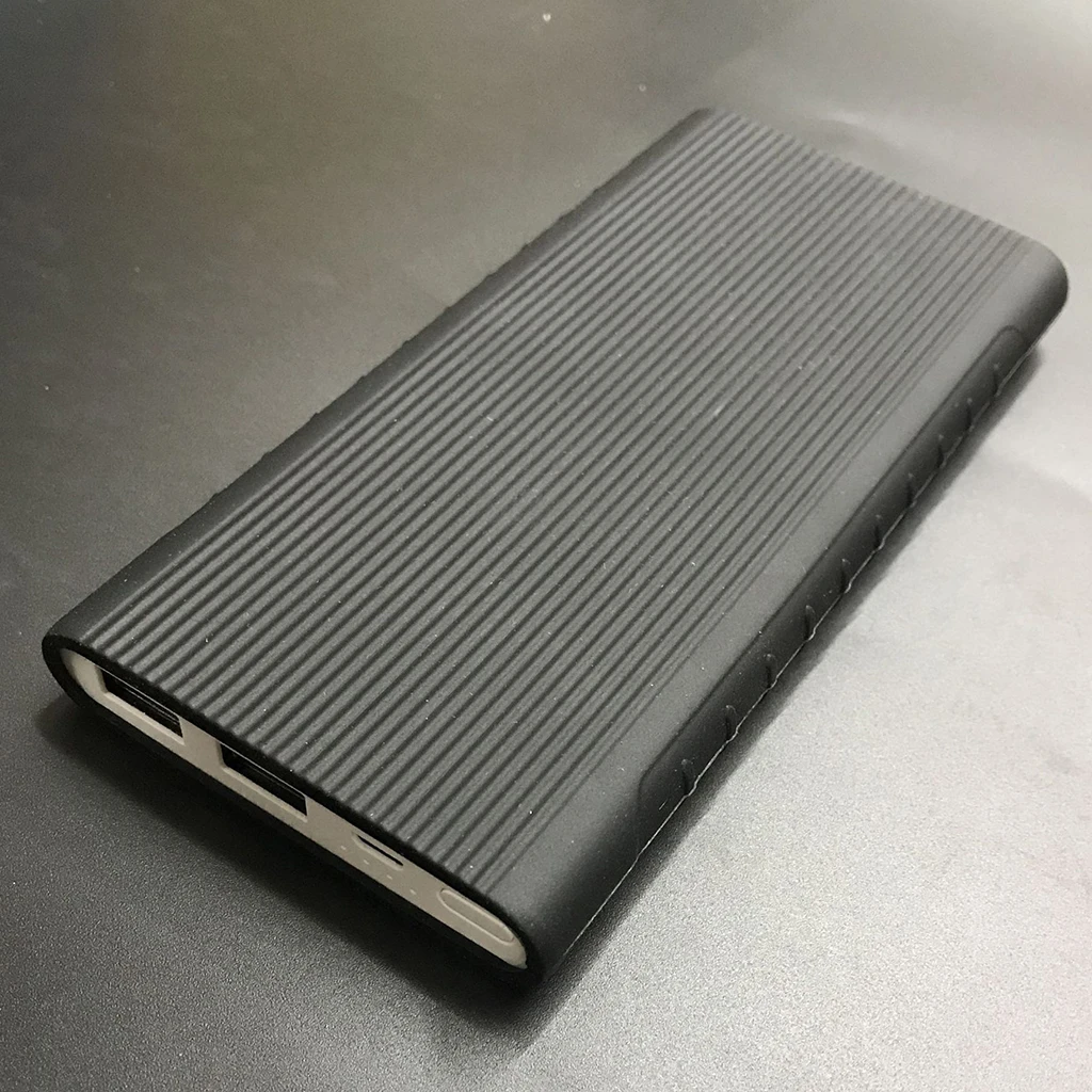 1 шт. новый силиконовый защитный чехол для Xiaomi Power Bank 10000 мАч с двумя usb портами