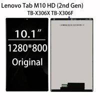original new 10 1 inch lcd for lenovo smart tab m10 hd 2nd gen tb x306x tb x306f lcd display touch screen digitizer assembly