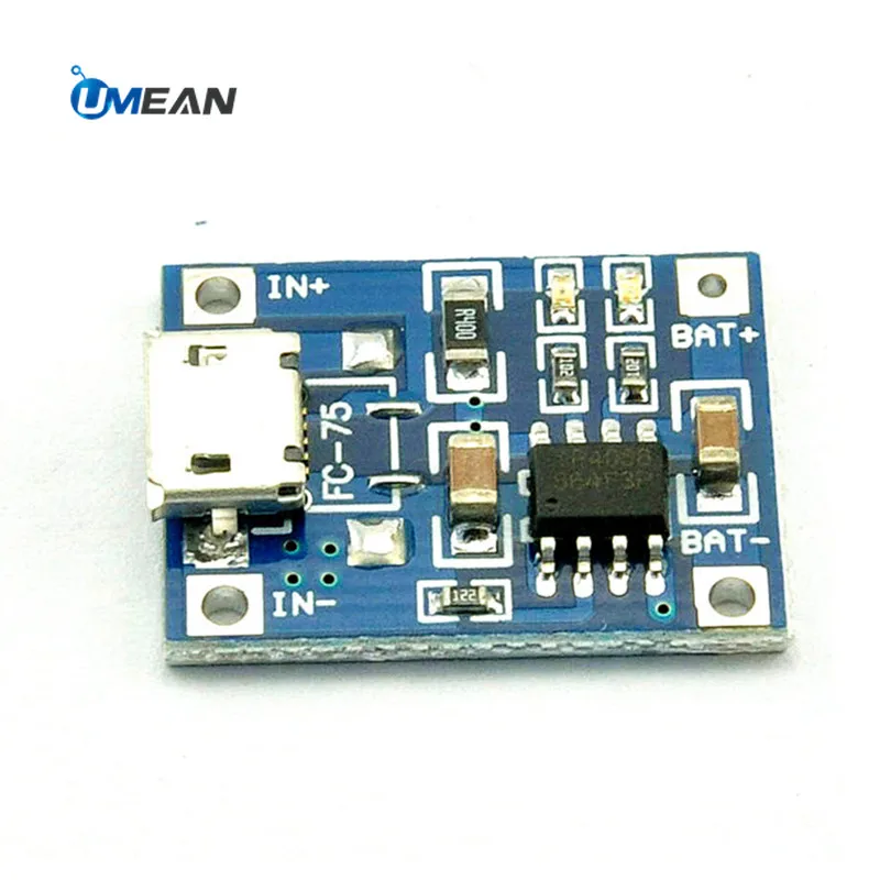 5 в Micro USB Type C 1A 18650 TP4056 литиевая батарея зарядная плата с защитным зарядным модулем