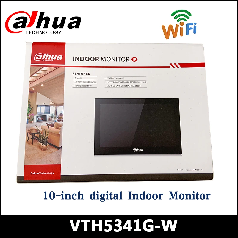 

Видеодомофон Dahua, Wi-Fi, VTH5341G-W, Android 8,1, 10 дюймов, поддержка карты Micro-SD