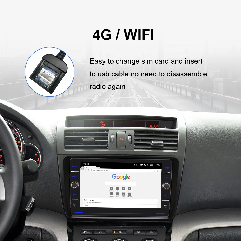 Автомобильный Радио мультимедийный плеер EBILAEN для Mazda 6 GH II Ultra 2008- Android 8,1 Авторадио gps навигация магнитофон мазда 6