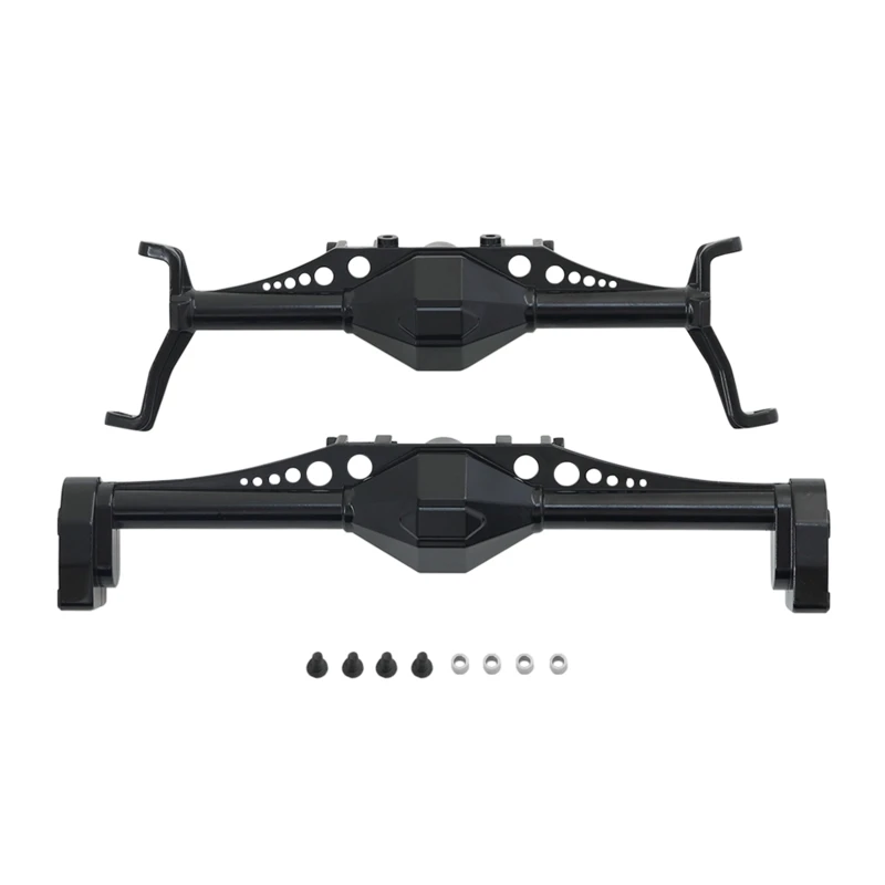 

Manual Assembly Metal Unpowered Trailer Steering Front Wheel Axle with Tie Rod Model Assembly Parts for Axial Capra 1.9