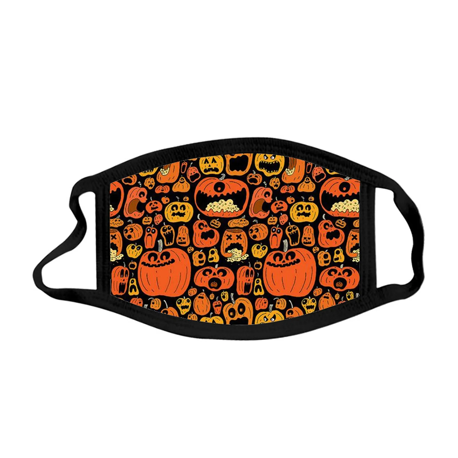 

Маска для лица с принтом на Хэллоуин для взрослых, пыленепроницаемые Защитные Моющиеся бриллиантовые маски с заушными петлями, бандажные м...