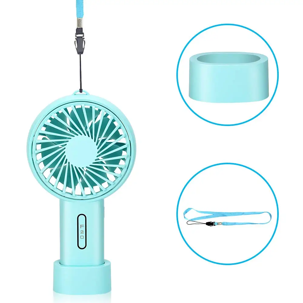 Мини-портативный вентилятор 7 лопастей на батарейках Портативный usb-вентилятор 3