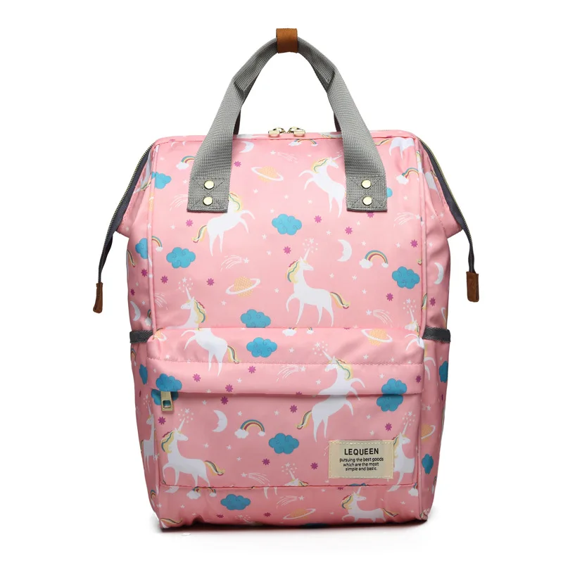 Многофункциональная вместительная сумка для подгузников мам на плечо