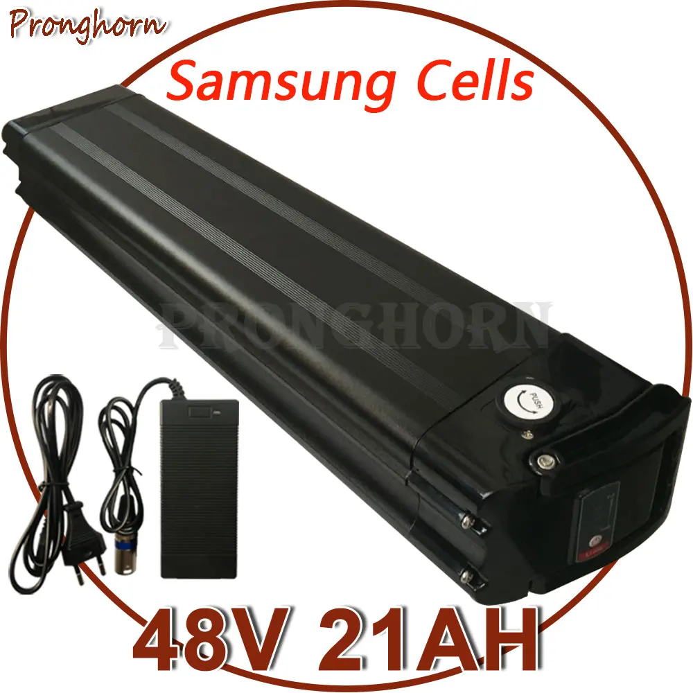 48V Аккумуляторный отсек для электрического велосипеда 12Ah 15Ah 18Ah 20Ah серебряные