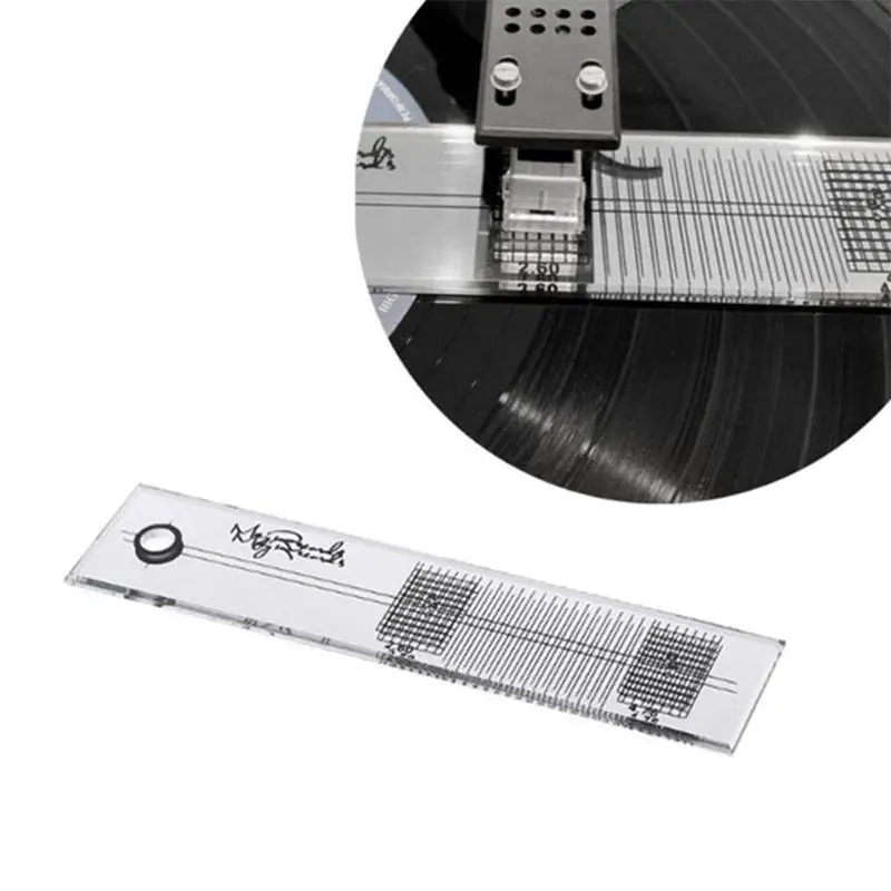 Pickup Kalibrierung Abstand Gauge Winkelmesser Rekord LP Vinyl Plattenspieler Phonographen Phono Patrone Stylus Ausrichtung Einstellen Werkzeug
