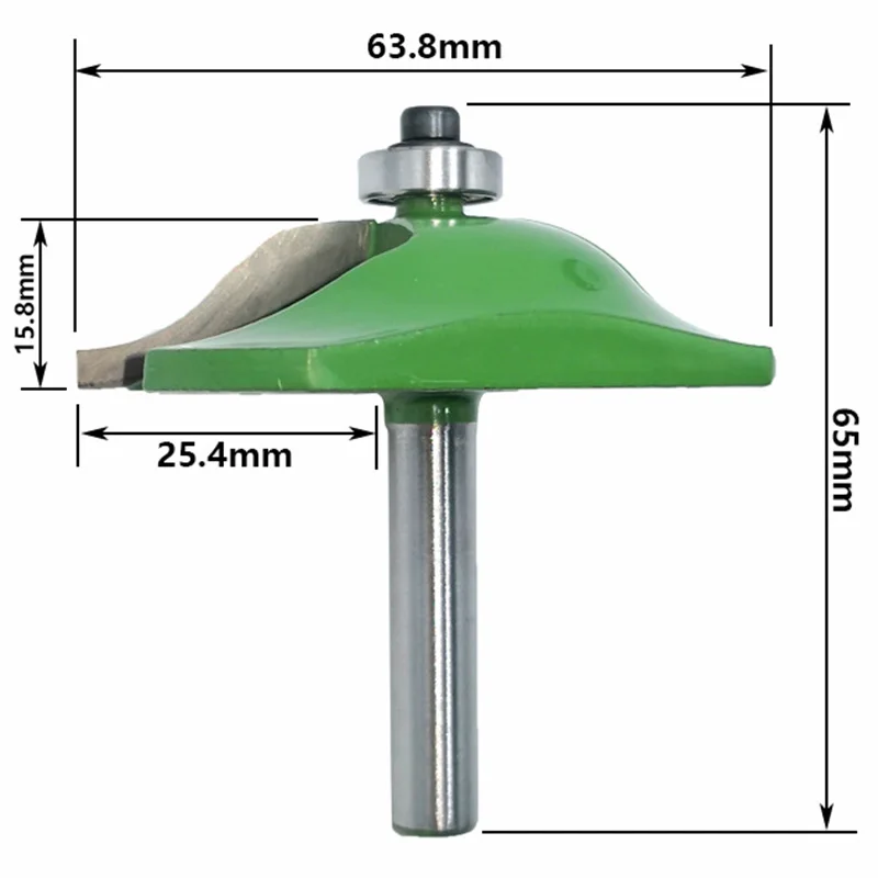 8 мм хвостовик 3 шт. Дверная панель для шкафа Шипованная фреза направляющая и Stile