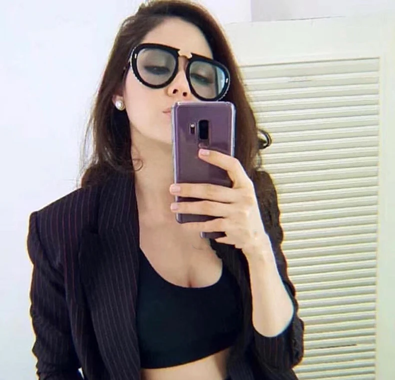 2019 DPZ Новая мода Винтаж пилот авиация стиль градиент ditaeds солнцезащитные очки для