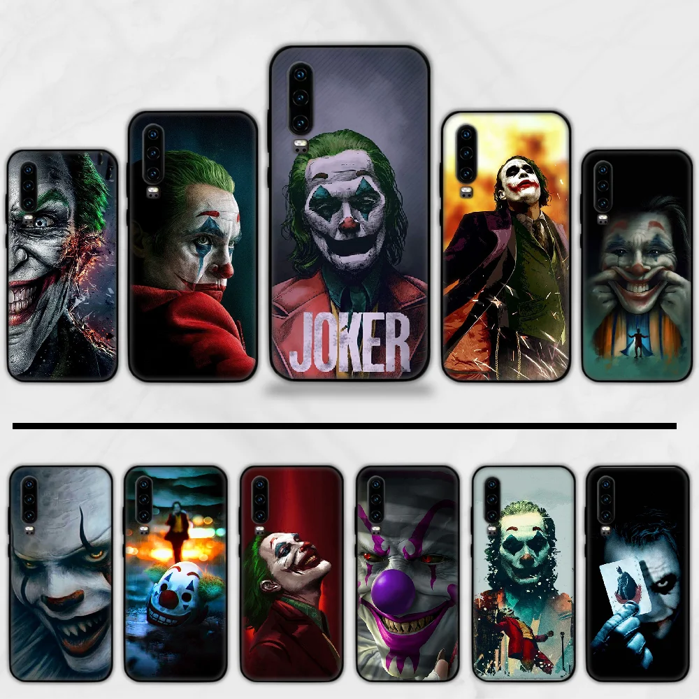 Чехол для телефона Marvel mafex joker черный мягкий резиновый чехол из ТПУ Huawei P9 P10 P20 P30 Lite