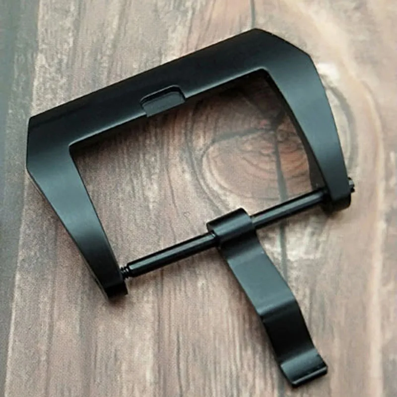 22mm Blk buckle 24 мм 26 мм черный белый оранжевый Камуфляж красный синий зеленый серый мягкий водостойкий резиновый ремешок для часов для panerai ремень, булавка, пряжка бесплатный инструмент - Цвет ремешка: 22mm Blk buckle