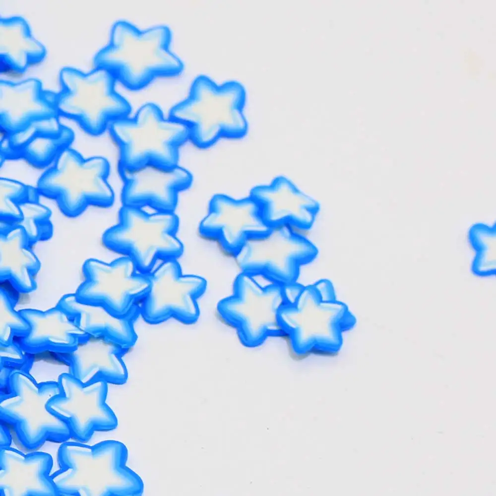 Новое поступление полимерная глина прекрасная звезда для рукоделия DIY конфетти