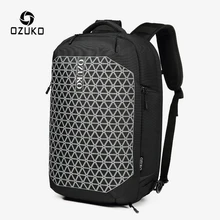 OZUKO Anti Theft Men Backpack School Bag for Teenager Male 15.6 inch Laptop Backpacks with Shoe Bag Waterproof Travel Mochila