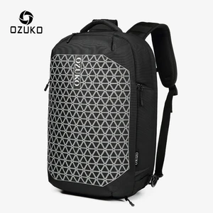 ozuko anti theft men backpack school bag for teenager male 15 6 inch laptop backpacks with shoe bag waterproof travel mochila free global shipping