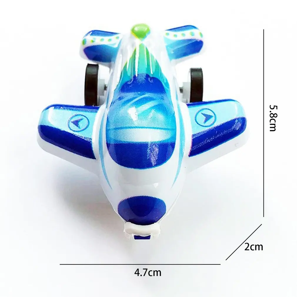 

1pc New Boys Cute Cartoon Animals Model Mini Plane Game Toys Pull-back Style Educational Toys for Children Kids Toddlers Gift
