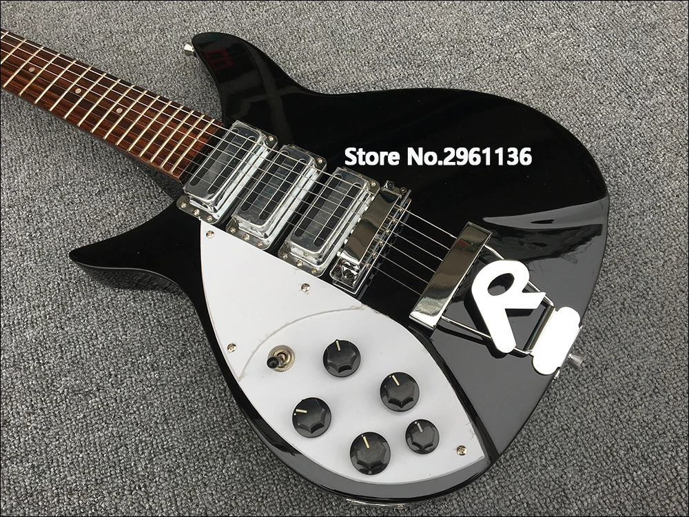 hohe qualität left hand elektrische gitarre ricken 325 elektrische gitarre backer 34 zoll kann angepasst werden freies verschiffen free globa