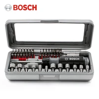 bosch 46 piece ratchet hexagon socket phillips screwdriver combination tool set multi function chrome vanadium steel forging
