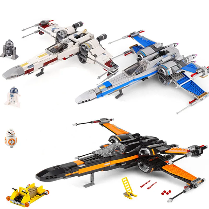 Звездные войны заказ Poe х игрушки крыло боец Совместимость Lepining строительные