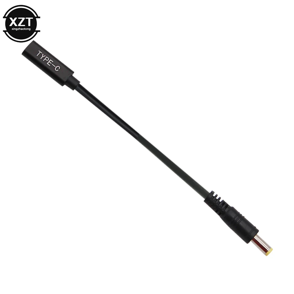 Кабель-адаптер с USB 3 1 Type C на DC 5 5*2 зарядный кабель для Lenovo Asus Dell Hp ноутбук зарядное