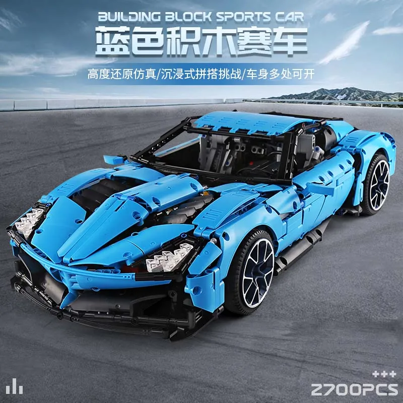 J906 высокотехнологичного автомобиля игрушки совместимая MOC 31189 Corvetted Grand Sport
