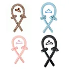 1 комплект heatless локоны стержень ободок для локонов локоны шелковой лентой ленивый бигуди для завивки волос парикмахерские лента для завивки волос аксессуары