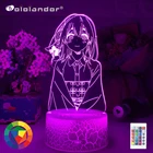 Новейший Okarishimasu Sumi Sakurasawa светодиодный ночник для спальни Декор подарок светильник аниме Waifu 3d лампа Sumi Аренда девушки