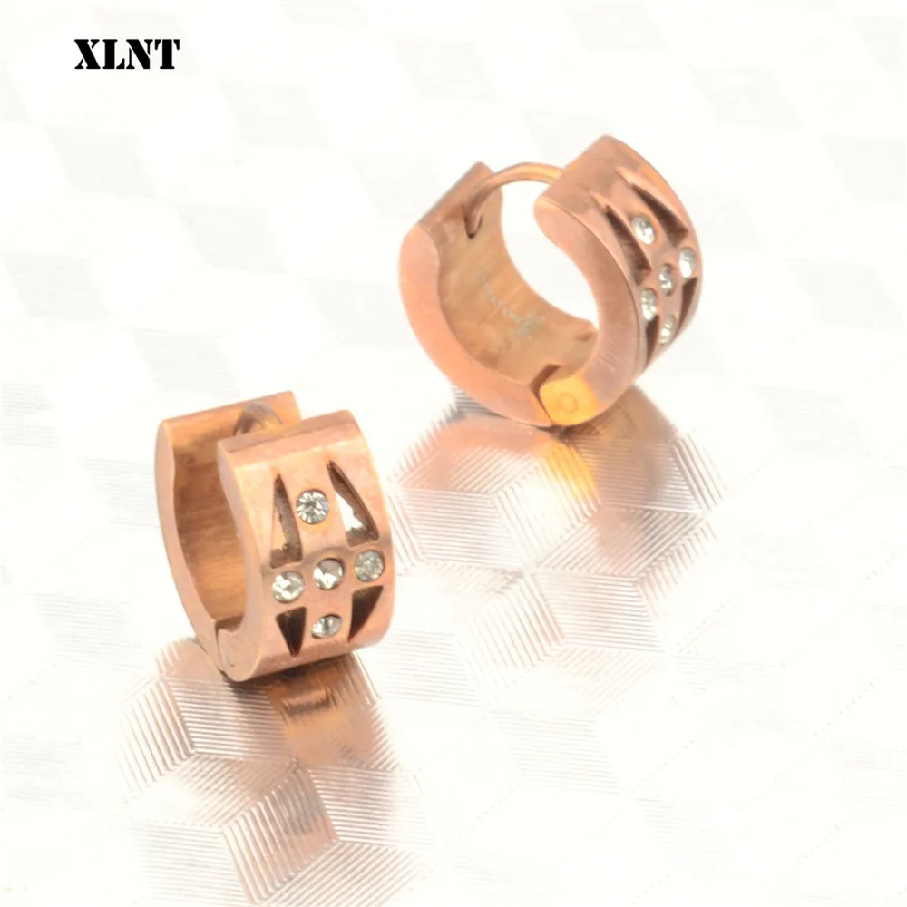 XLNT новый дизайн модный очаровательный австрийский хрусталь серьги кольца