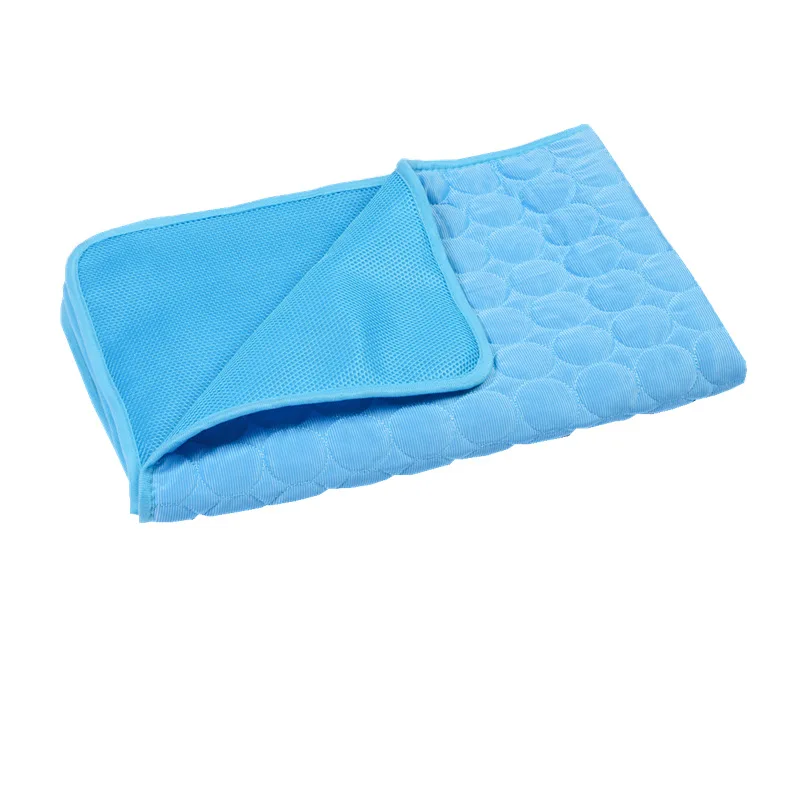 

Summer Pet Cooling Mat Ice Pad Dog Bed for Small Large Dogs Cat Puppy Cool Blanket Cushion Dog Accessories 5 Colors Coolcore Mat