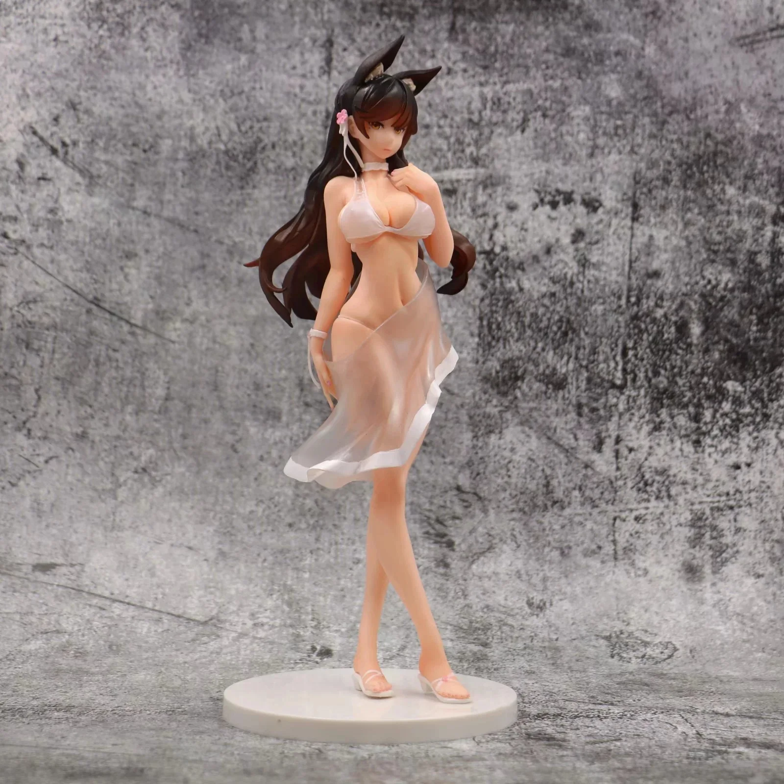 Игра Azur Lane Atago белое платье купальник милые сексуальные девушки Рисунок Модель
